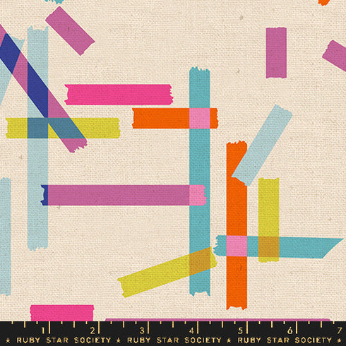 CANVAS Washi Plus Washi Tape in Natural RS1106 11L - Ruby Star Society Sold by the Yard